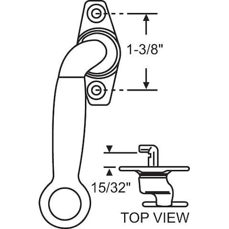 LH Pole Ring Locking Handle